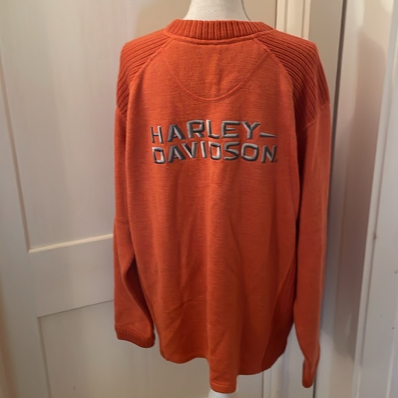 Embroidered Harley Davidson Sweater - Picture 1 of 7